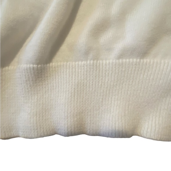 Women’s plus size white short sleeve cardigan size 2X 26/28 NWT’s woman within - Picture 6 of 7